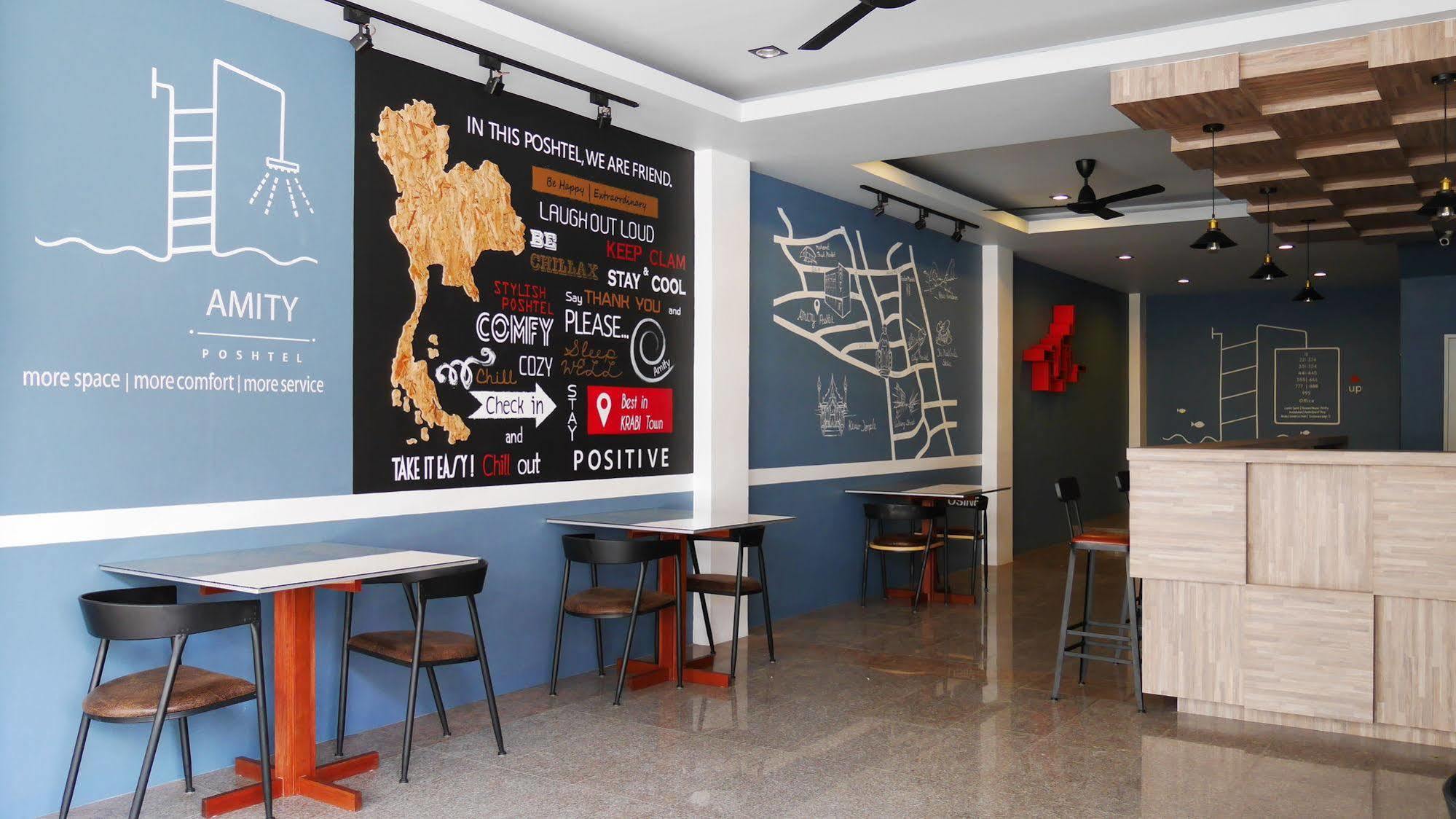 A Pousada Amity Poshtel Krabi town Exterior foto